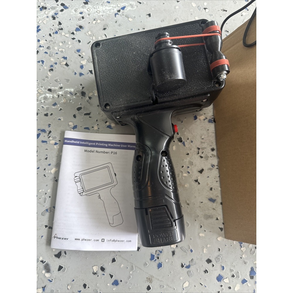 Phezer Upgraded P16 Handheld Inkjet Printer for Any Surface with Quick-Dry In... - Picture 4 of 4